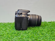 a) Canon EOS 550D DSLR with 18-55mm IS II Lens | 18MP APS-C | Full HD Video | Beginner Camera