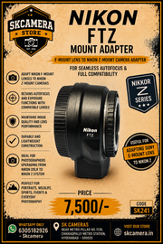 Nikon FTZ Mount Adapter | F-Mount Lens to Nikon Z-Mount Camera Adapter for Seamless Autofocus & Full Compatibility | SK241