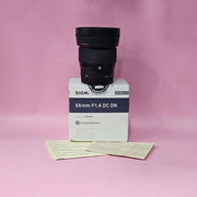 a) Sigma 56mm f/1.4 DC DN Lens | APS-C Portrait Prime | Fast f/1.4 (Code: AB43)