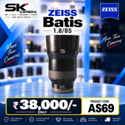 Pre-owned Batis Zeiss 85mm f/1.8 lens AS69