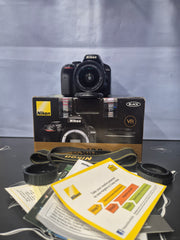 Nikon D3400 DSLR Camera with AF-P DX NIKKOR 18-55mm f/3.5-5.6G VR Lens | 24.2MP DX-Format DSLR | Ideal for Beginners, Travel, Portraits, Family Photography & Everyday Shooting | SK266