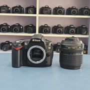 b) Nikon D90 DSLR Camera with 18-105mm VR Lens | 12.3MP | HD Video | Reliable Nikon DX Camera | SK252