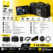 Pre-owned Nikon Z30 + DX 16-50mm VR lens AS32