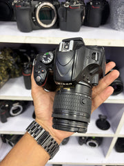 Nikon D5100 + AF-P 18-55mm f/3.5-5.6G Lens | Budget DSLR for Beginners | Flip Screen | Full HD Video SK472