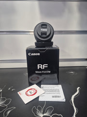 Canon RF 50mm f/1.8 STM Lens Full-Frame Prime Lens for Canon RF-Mount Mirrorless Cameras | Ideal for Portraits, Street Photography, Travel, Low-Light Photography & Everyday Use SK278