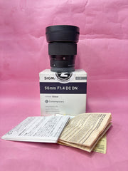 Sigma 56mm F1.4 DC DN Contemporary Lens | APS-C Portrait Prime Lens | Sony E / Fujifilm X / Canon RF / Nikon Z | SK438