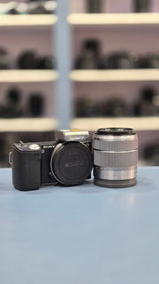 c) Sony NEX-5 with 18-55mm OSS Lens – Compact Mirrorless Camera