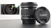 b) Canon EF-S 10-18mm f/4.5-5.6 IS STM lens SK1005