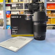 Nikon NIKKOR Z 35mm f/1.8 S Lens Full-Frame Wide-Angle Prime Lens for Nikon Z Mirrorless Cameras SK260