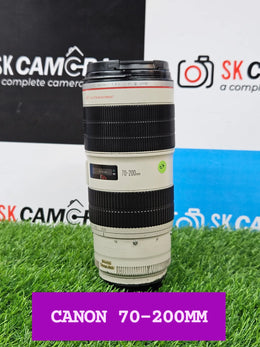 a) Canon EF 70-200mm f/2.8L IS II USM Lens | Professional L-Series Telephoto Zoom | Image Stabilization | Fast f/2.8 Aperture | SK1051