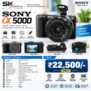 Sony Alpha a5000 Mirrorless Camera with 16-50mm OSS Lens | AS28