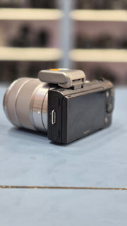 c) Sony NEX-5 with 18-55mm OSS Lens – Compact Mirrorless Camera