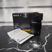 Nikon NIKKOR Z 50mm f/1.8 S Lens | Full-Frame Prime Lens for Nikon Z Mirrorless Cameras | SK262