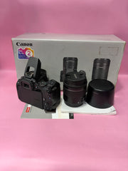 Canon EOS 200D Mark II DSLR Camera with Canon EF-S 18-55mm f/4-5.6 IS STM Lens | 24.1MP APS-C | 4K Video | Excellent Condition | SK464