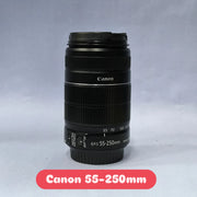 a) Canon EF-S 55-250mm f/4-5.6 IS II Lens | Telephoto Zoom Lens | Long Reach & Sharp Performance | Ideal for Wildlife & Sports SK1037