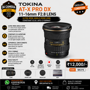 Tokina AT-X PRO DX 11-16mm f/2.8 Ultra Wide-Angle Zoom Lens | Constant f/2.8 | APS-C | SK375