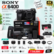Pre-owned Sony Alpha A6400 + 16-50mm OSS lens AS85