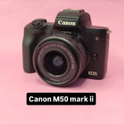 b) Canon EOS M50 Mark ii Mirrorless Camera wifi model with 15-45mm lens SK1013