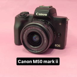 b) Canon EOS M50 Mark ii Mirrorless Camera wifi model with 15-45mm lens SK1013