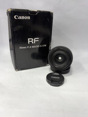 Canon RF 35mm f/1.8 Macro IS STM Lens – SK348