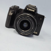 a) Canon EOS M50 Mark II with 15-45mm Lens | 24.1MP Mirrorless | 4K Video | Vlogging Camera