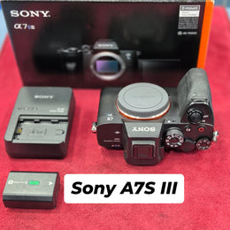a) Sony Alpha 7S III Body Only | Professional Video Camera | 4K 120fps | 5-Axis IBIS | Excellent Condition