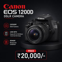 Canon EOS 1200D with EF-S 18-55mm 1:3.5-5.6 IS II lens SK300