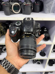 Nikon D5100 + AF-P 18-55mm f/3.5-5.6G Lens | Budget DSLR for Beginners | Flip Screen | Full HD Video SK472