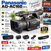 Pre-owned Panasonic AG-AC160 AEN Video Camera AS76