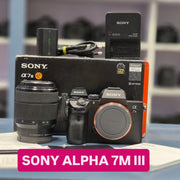 c) Sony Alpha 7 III + 28-70mm Kit – Full Frame Mirrorless Camera