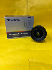 Tokina AT-X PRO DX 11-16mm f/2.8 Ultra Wide-Angle Zoom Lens | Constant f/2.8 | APS-C | SK375