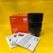 Sony FE 85mm F1.8 Lens | Full-Frame Portrait Prime Lens for Sony E-Mount Cameras, Weddings, Fashion, Street Photography & Cinematic Video | SK252