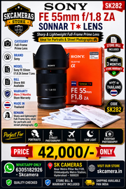 Sony FE 55mm f/1.8 ZA Sonnar T Lens SK282
