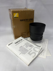 Nikon AF-S NIKKOR 50mm f/1.8G Prime Lens | Fast Portrait Lens | Nikon F Mount | SK358