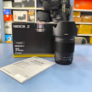 Nikon NIKKOR Z 35mm f/1.8 S Lens Full-Frame Wide-Angle Prime Lens for Nikon Z Mirrorless Cameras SK260