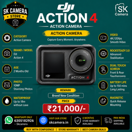 DJI Action 4 Camera | Just 2 Months Old | Excellent Condition | SK473