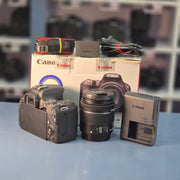 Canon EOS 200D DSLR Camera with EF-S 18-55mm IS STM Lens | Excellent Condition | AS21