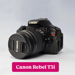 a) Canon EOS Rebel T3i DSLR Camera Body | 18MP APS-C Sensor | Full HD Video (Code: AB40)