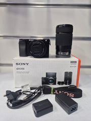 Sony alpha 6100 with E PZ 16-50mm F3.5-5.6 OSS lens & E 55-210mm F4.5-6.3 OSS lens SK299
