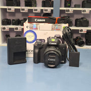 Demo unit Canon EOS M50 + 15-45mm IS STM lens AS18