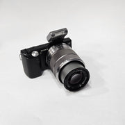 b) Sony NEX-5 with 18-55mm OSS Lens | Compact Mirrorless Camera Kit | SK503