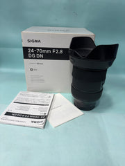 Sigma 24-70mm f/2.8 DG DN Art Lens | Professional Standard Zoom | Constant f/2.8 Aperture | Fast & Accurate Autofocus | Exceptional Sharpness | Perfect for Portraits, Weddings, Events & Videography | SK352