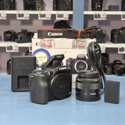 Demo unit Canon EOS M50 + 15-45mm IS STM lens AS18