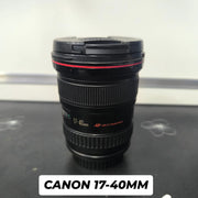 a) Canon EF 17-40mm f/4L USM Lens | Ultra Wide-Angle L-Series Zoom Lens for Canon Full-Frame DSLR | Landscape, Architecture & Travel Lens