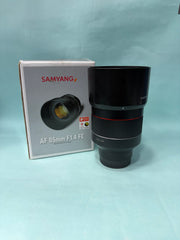 Samyang AF 85mm f/1.4 FE Lens | Sony E-Mount | Full-Frame Autofocus Portrait Prime Lens SK379