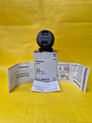 Panasonic Lumix 25mm F1.7 ASPH Prime lens SK311