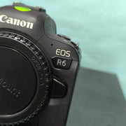 b) Canon EOS R6 Full-Frame Mirrorless Camera Body | 20MP | 4K Video | Dual Pixel AF | Pro Photography | SK1020