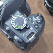 Pre-owned Nikon D3100 DSLR Camera + AF-S 18-55mm G II ED lens AS44