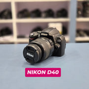 b) Nikon D40 DSLR Camera with 18-55mm Lens – SK266