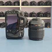 b) Nikon D90 DSLR Camera with 18-105mm VR Lens | 12.3MP | HD Video | Reliable Nikon DX Camera | SK252
